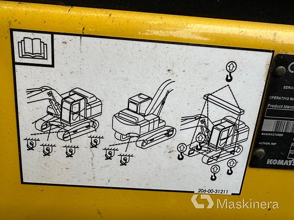Grävmaskin Komatsu PC240LC med grävsystem 25 of 27