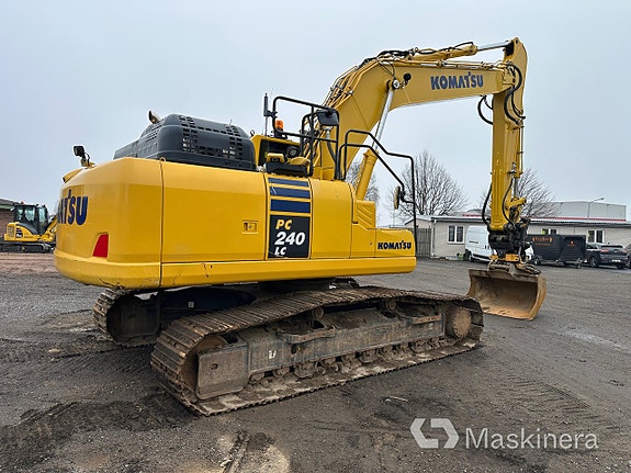 Grävmaskin Komatsu PC240LC med grävsystem 5 of 27
