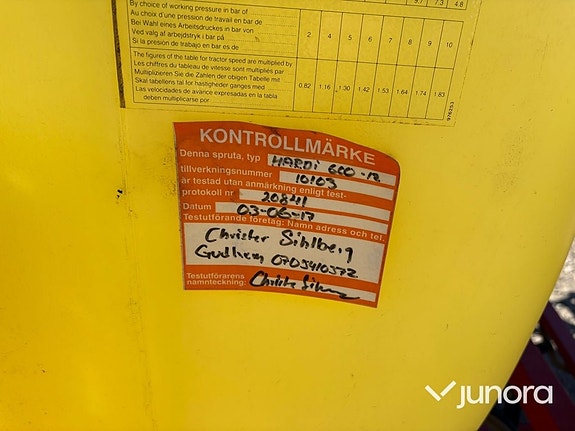 Växtskyddsspruta Hardi 1302 8 of 21