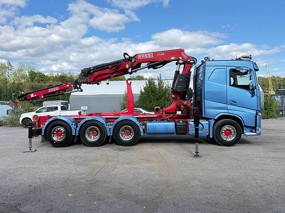 Volvo Fh460 8x4 Kranväxlare Euro 6 Stor Kran Jibb 5 of 11