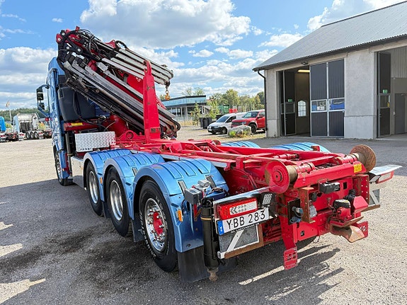 Volvo Fh460 8x4 Kranväxlare Euro 6 Stor Kran Jibb 3 of 11