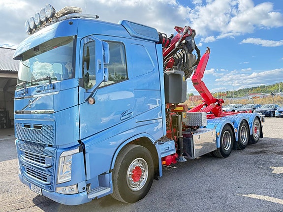Volvo Fh460 8x4 Kranväxlare Euro 6 Stor Kran Jibb