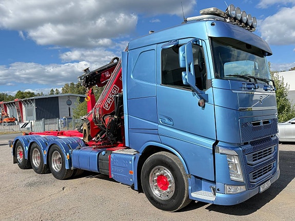 Volvo Fh460 8x4 Kranväxlare Euro 6 Stor Kran Jibb 7 of 11