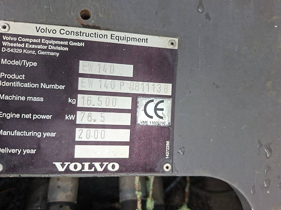 Volvo EW140 11 of 12