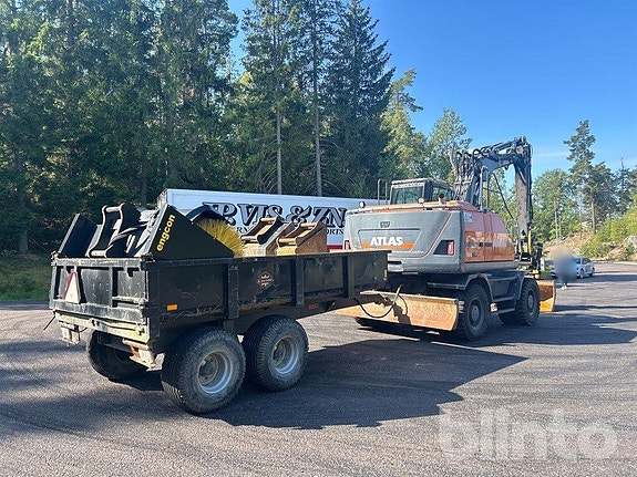Hjulgrävare Atlas 160W Blue / Med tiltrotator, kärra och 5 of 6