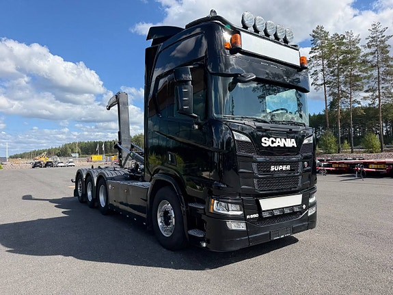 Scania R650 TopLine tridem lastväxlare JOAB 24T 7 of 12