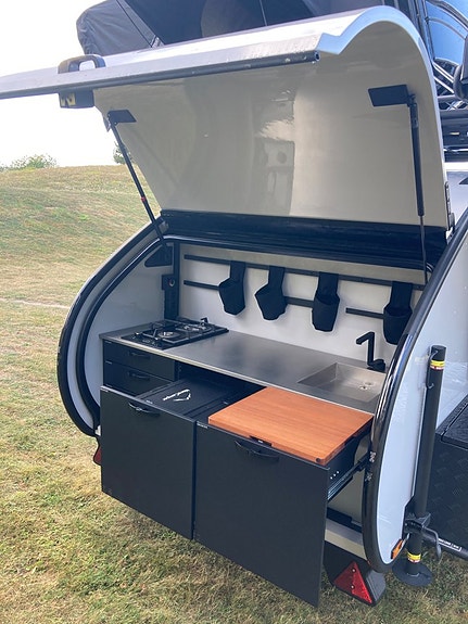 Hero Camper Helt ny demovagn 40.000kr rabatt Armstrong, Light Grey, Taktält, Int. gasspis mm 5 of 22