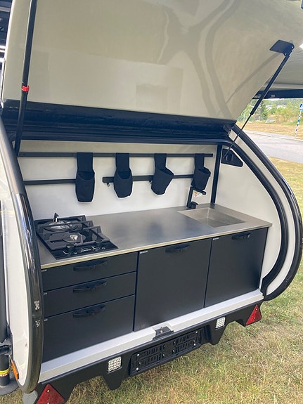 Hero Camper Helt ny demovagn 40.000kr rabatt Armstrong, Light Grey, Taktält, Int. gasspis mm 11 of 22