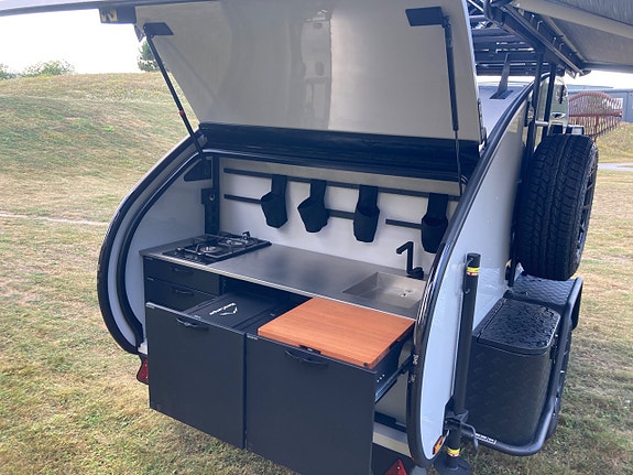 Hero Camper Helt ny demovagn 40.000kr rabatt Armstrong, Light Grey, Taktält, Int. gasspis mm 6 of 22