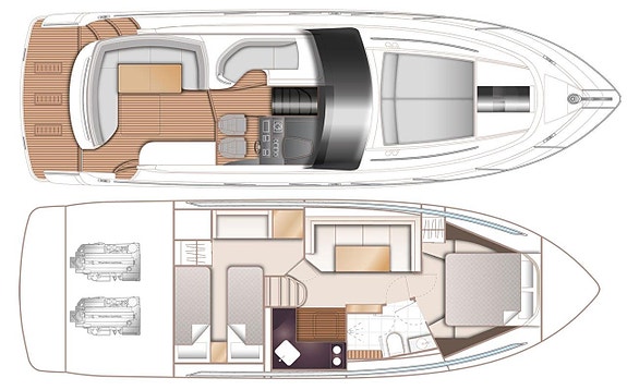 Princess V40 - 2 x Volvo Penta D6-370 24 of 24