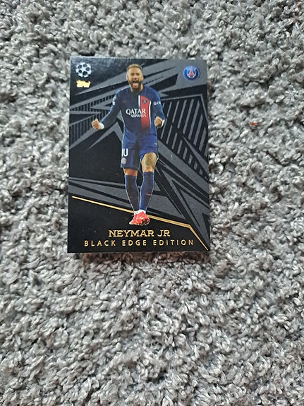 Topps Neymar Jr Black Edge Edition Champions League samlarkort