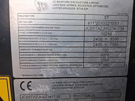 JCB 531-70 TELESKOPLASTARE 8 of 8