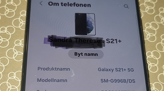 Samsung SE PRIS!! SAMSUNG GALAXY S21+5G FANTOMSVART, FELFRI, KOMPLETT+TILLBEHÖR