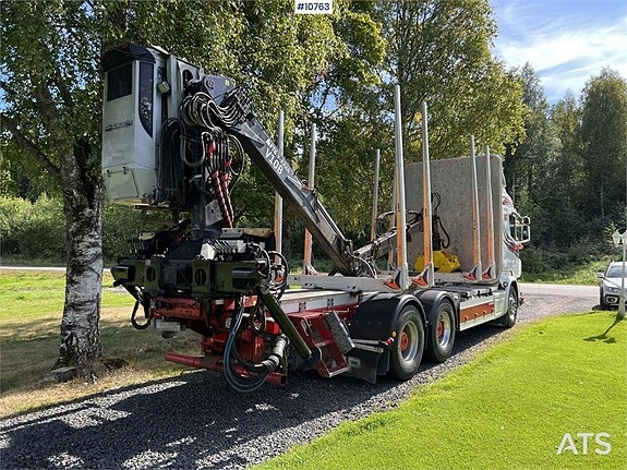 SCANIA R730 Timmerbil med kran (399,000:- ex moms) 4 of 24