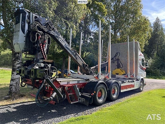 SCANIA R730 Timmerbil med kran (399,000:- ex moms) 5 of 24