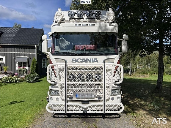 SCANIA R730 Timmerbil med kran (399,000:- ex moms) 3 of 24