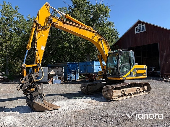 Grävmaskin JCB, JS 160L med tiltrotator