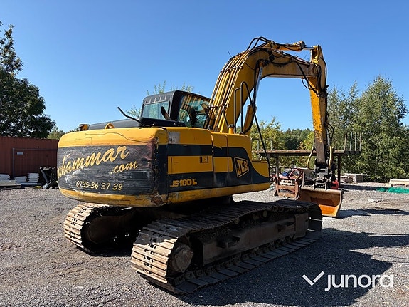 Grävmaskin JCB, JS 160L med tiltrotator 5 of 30