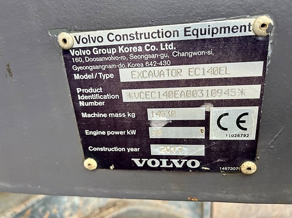 Volvo EC 140 EL 5 of 6