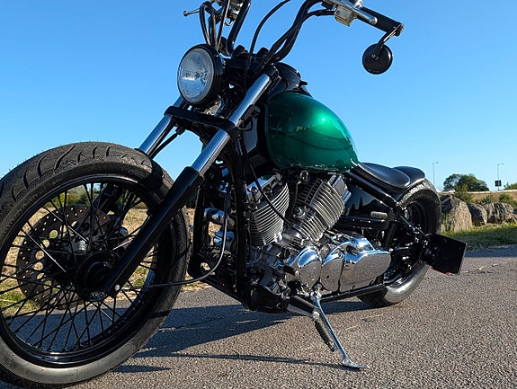 Yamaha XVS 650 4VR | Nyservad | Nya däck och bromsar 5 of 14