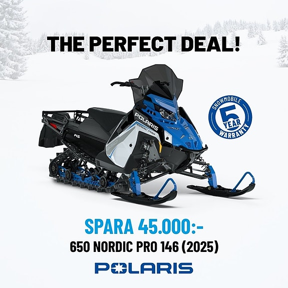 Polaris 650 NORDIC PRO 146"  KAMPANJ!! -25