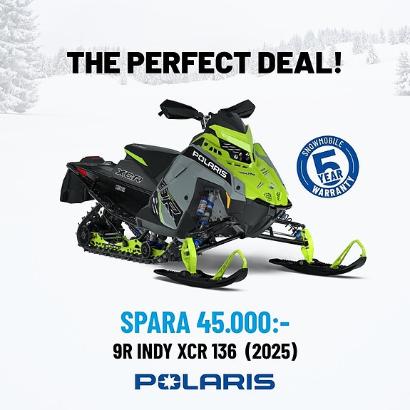 Polaris 9R INDY XCR 136" KAMPANJ!! -25