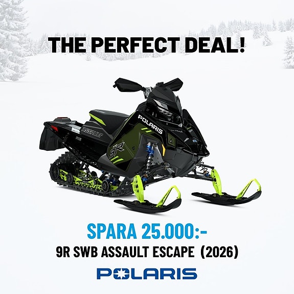 Polaris 9R SWB ASSAULT 146" ESCAPE KAMPANJ!! -26