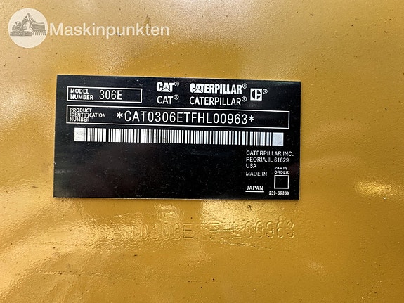 CAT 306 E 12 of 27