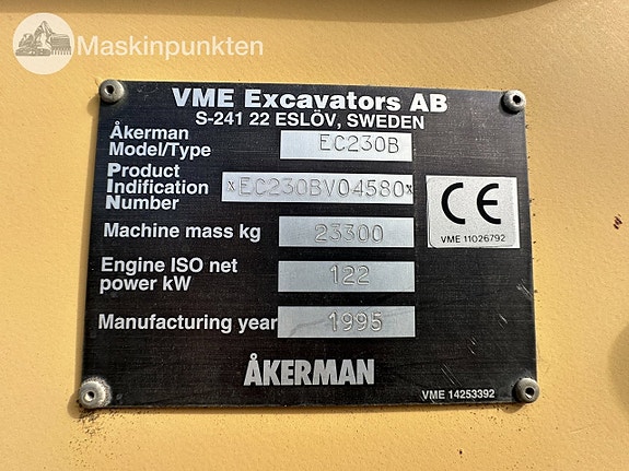 Åkerman EC230B Bandgrävare 8 of 27