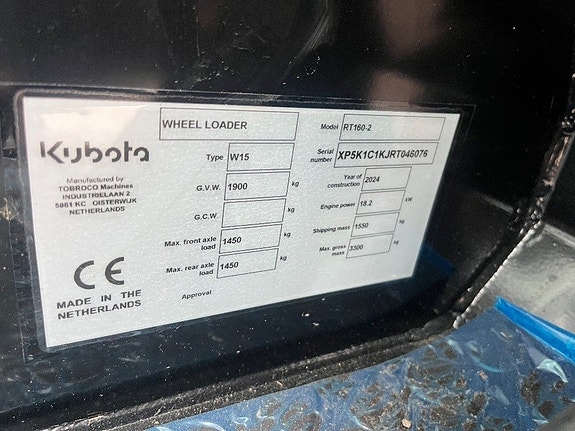 Kubota RT 160-2 6 of 6