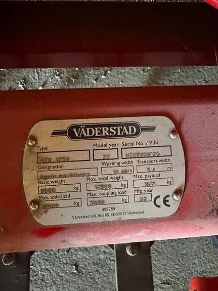 Väderstad NZX 1250 HARV CB EFTERHARV 4 of 4
