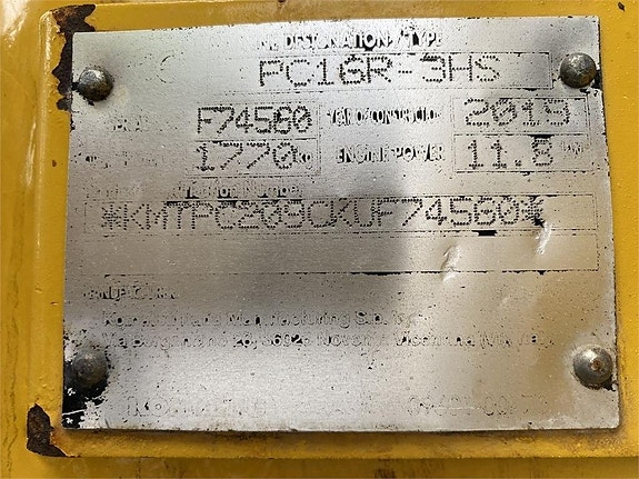Komatsu PC16R-3HS 10 of 10