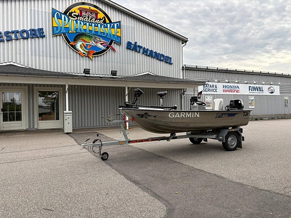Linder Sportsman 400 med Suzuki DF15 och Respo 80-trailer 6 of 10
