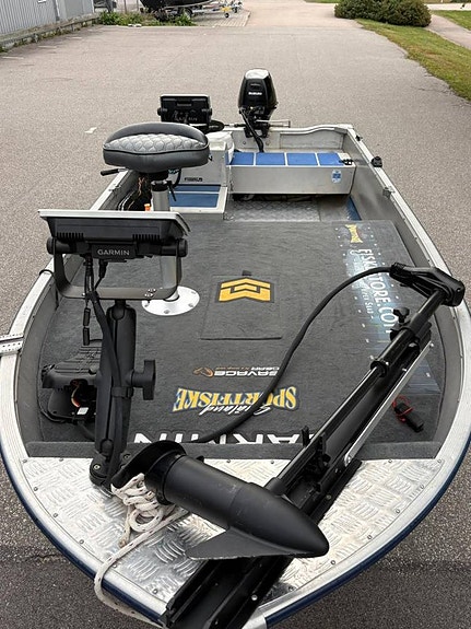 Linder Sportsman 400 med Suzuki DF15 och Respo 80-trailer 2 of 10
