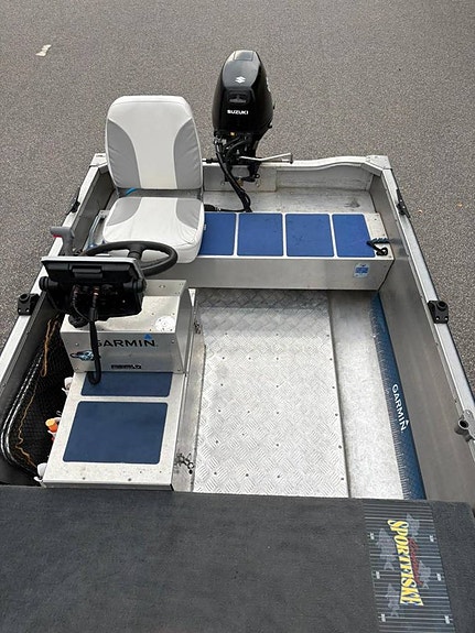 Linder Sportsman 400 med Suzuki DF15 och Respo 80-trailer 7 of 10