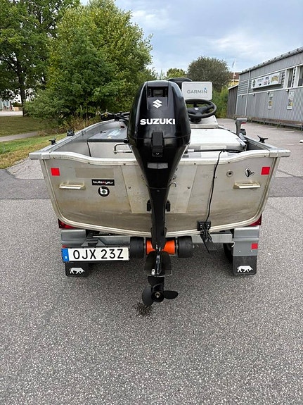 Linder Sportsman 400 med Suzuki DF15 och Respo 80-trailer 9 of 10