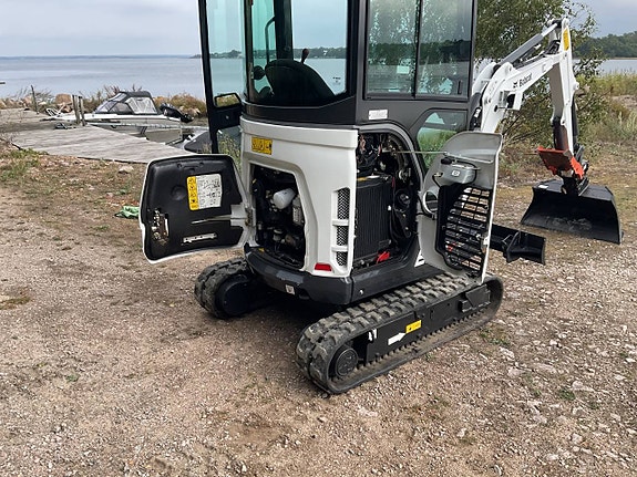Bobcat E20z Zerotail med Powertilt o  hydraulisk Clamp 12 of 12