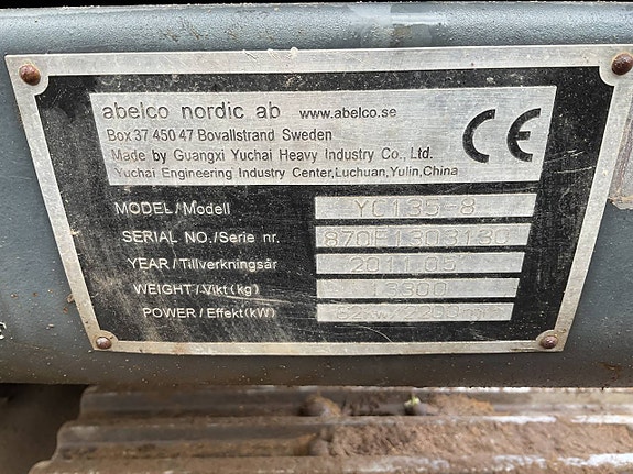 Abelco yc135d med xc16 scanlaser o 9 redskap o rotortilt 8 of 12