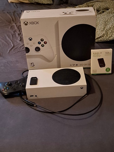 Microsoft Xbox Series S + 512GB WD_Black Expansionskort (Totalt 1TB!
