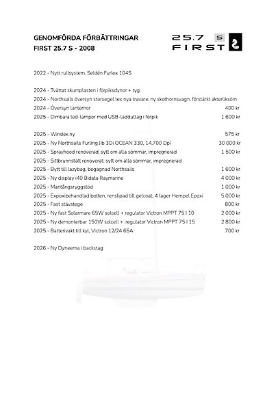 Välskött och välutrustad First 25.7S 7 of 24