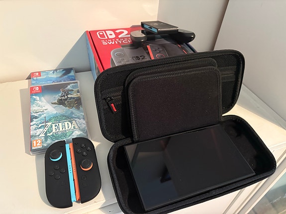 Nintendo Switch 2 spelkonsol + 2 Zelda Spel