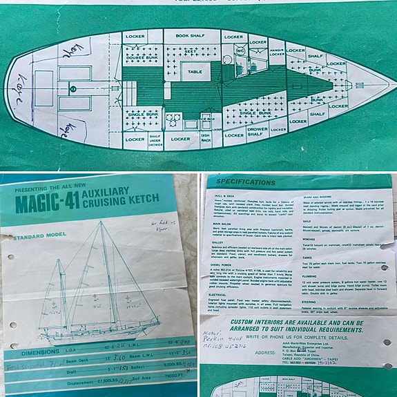Magic 41 Auxiliary Cruising Ketch (1974) – Välutrustad långfärdsdröm 7 of 7