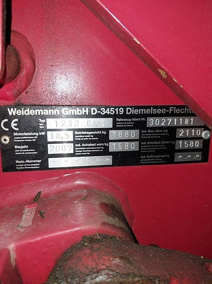 Weidemann 1230 CX 20 of 20