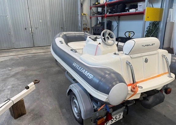 WILLIAMS 285 TURBOJET – WEBER MPE-750 | NYRENOVERAD MOTOR inkl. trailer 2 of 3