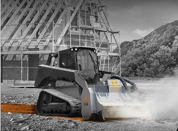 Krossa sten med din hjullastare, skidsteer, grävlastare 4 of 12