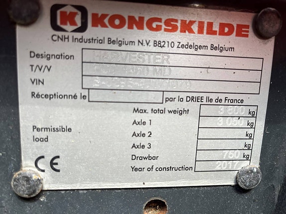 Beg delar från en Kongskilde FCT 1460 3 of 4