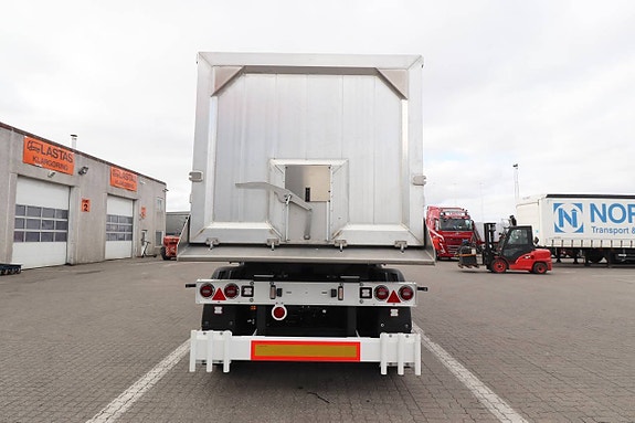 Kel-Berg tipp trailer 58m3 skjutbar sista axel 9 of 12