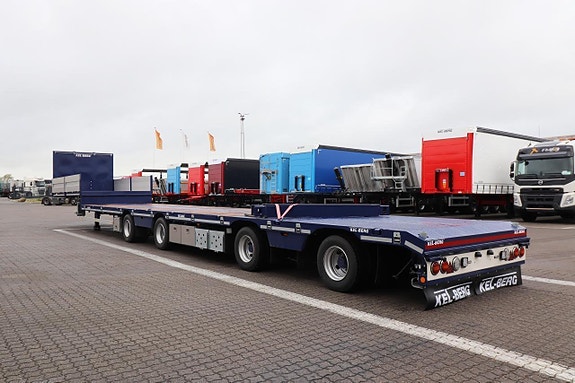 Kel-Berg 18,4m Jumbo trailer med VSE styrning snabb lev 2 of 12
