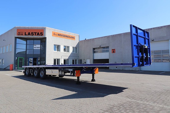 3 axlad Flaktrailer med Norge boggi 4 of 11