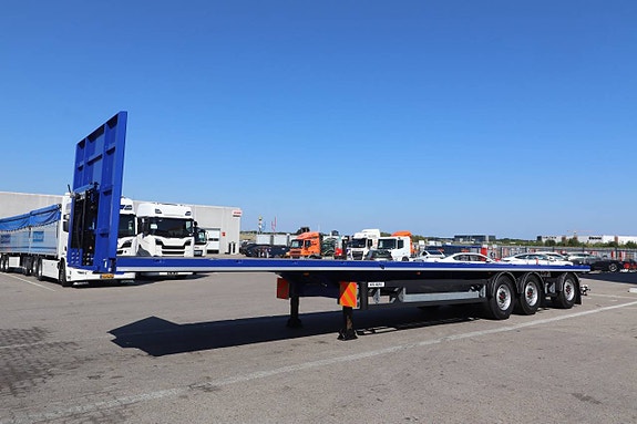 3 axlad Flaktrailer med Norge boggi 3 of 11